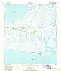 Pecan Island Louisiana Historical topographic map, 1:62500 scale, 15 X 15 Minute, Year 1951