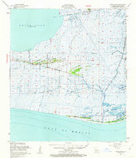Pecan Island Louisiana Historical topographic map, 1:62500 scale, 15 X 15 Minute, Year 1951