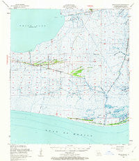 Pecan Island Louisiana Historical topographic map, 1:62500 scale, 15 X 15 Minute, Year 1951