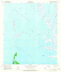 Pelican Pass Louisiana Historical topographic map, 1:24000 scale, 7.5 X 7.5 Minute, Year 1956