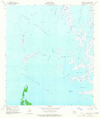 Pelican Pass Louisiana Historical topographic map, 1:24000 scale, 7.5 X 7.5 Minute, Year 1956