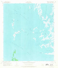 Pelican Pass Louisiana Historical topographic map, 1:24000 scale, 7.5 X 7.5 Minute, Year 1956