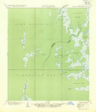 Pelican Pass Louisiana Historical topographic map, 1:31680 scale, 7.5 X 7.5 Minute, Year 1935