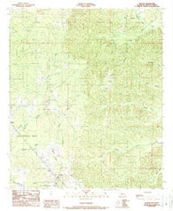 Pelican Louisiana Historical topographic map, 1:24000 scale, 7.5 X 7.5 Minute, Year 1989