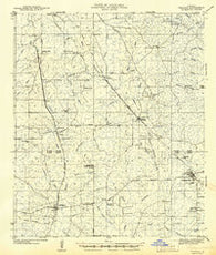 Pelican Louisiana Historical topographic map, 1:62500 scale, 15 X 15 Minute, Year 1941
