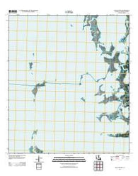 Pelican Pass Louisiana Historical topographic map, 1:24000 scale, 7.5 X 7.5 Minute, Year 2012