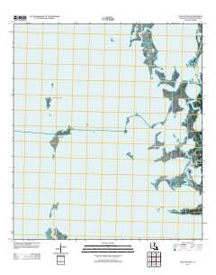 Pelican Pass Louisiana Historical topographic map, 1:24000 scale, 7.5 X 7.5 Minute, Year 2012