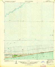 Peveto Beach Louisiana Historical topographic map, 1:31680 scale, 7.5 X 7.5 Minute, Year 1935