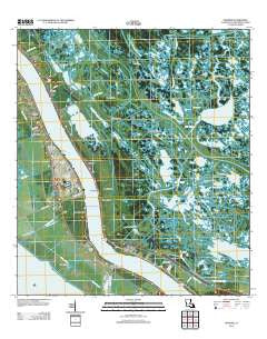 Phoenix Louisiana Historical topographic map, 1:24000 scale, 7.5 X 7.5 Minute, Year 2012