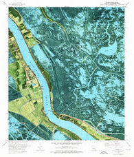 Phoenix Louisiana Historical topographic map, 1:24000 scale, 7.5 X 7.5 Minute, Year 1973