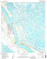 Phoenix Louisiana Historical topographic map, 1:24000 scale, 7.5 X 7.5 Minute, Year 1973