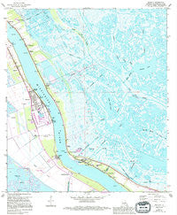Phoenix Louisiana Historical topographic map, 1:24000 scale, 7.5 X 7.5 Minute, Year 1973