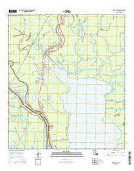 Pierre Part Louisiana Current topographic map, 1:24000 scale, 7.5 X 7.5 Minute, Year 2015