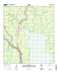 Pierre Part Louisiana Current topographic map, 1:24000 scale, 7.5 X 7.5 Minute, Year 2015