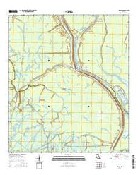 Pigeon Louisiana Current topographic map, 1:24000 scale, 7.5 X 7.5 Minute, Year 2015