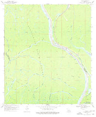 Pigeon Louisiana Historical topographic map, 1:24000 scale, 7.5 X 7.5 Minute, Year 1969