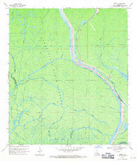 Pigeon Louisiana Historical topographic map, 1:24000 scale, 7.5 X 7.5 Minute, Year 1969
