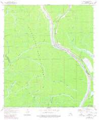 Pigeon Louisiana Historical topographic map, 1:24000 scale, 7.5 X 7.5 Minute, Year 1969
