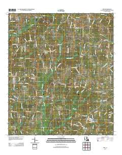 Pine Louisiana Historical topographic map, 1:24000 scale, 7.5 X 7.5 Minute, Year 2012