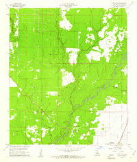Pine Chapel Louisiana Historical topographic map, 1:24000 scale, 7.5 X 7.5 Minute, Year 1960