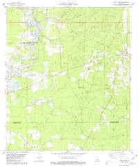 Pine Grove Louisiana Historical topographic map, 1:24000 scale, 7.5 X 7.5 Minute, Year 1980