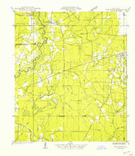 Pine Grove Louisiana Historical topographic map, 1:31680 scale, 7.5 X 7.5 Minute, Year 1942