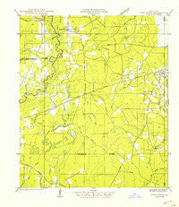 Pine Grove Louisiana Historical topographic map, 1:31680 scale, 7.5 X 7.5 Minute, Year 1942
