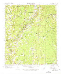 Pine Grove Louisiana Historical topographic map, 1:62500 scale, 15 X 15 Minute, Year 1958