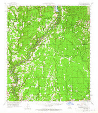 Pine Grove Louisiana Historical topographic map, 1:62500 scale, 15 X 15 Minute, Year 1958