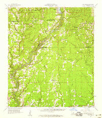 Pine Grove Louisiana Historical topographic map, 1:62500 scale, 15 X 15 Minute, Year 1958
