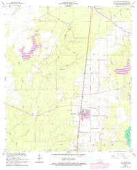 Pine Prairie Louisiana Historical topographic map, 1:24000 scale, 7.5 X 7.5 Minute, Year 1967