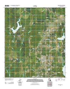 Pine Prairie Louisiana Historical topographic map, 1:24000 scale, 7.5 X 7.5 Minute, Year 2012