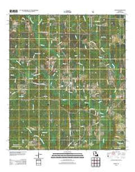 Pitkin Louisiana Historical topographic map, 1:24000 scale, 7.5 X 7.5 Minute, Year 2012