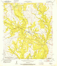 Pitkin Louisiana Historical topographic map, 1:24000 scale, 7.5 X 7.5 Minute, Year 1951