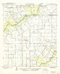 Pitreville Louisiana Historical topographic map, 1:31680 scale, 7.5 X 7.5 Minute, Year 1947