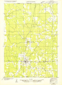 Plain Dealing NW Louisiana Historical topographic map, 1:31680 scale, 7.5 X 7.5 Minute, Year 1950