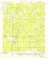 Plain Dealing SW Louisiana Historical topographic map, 1:31680 scale, 7.5 X 7.5 Minute, Year 1950