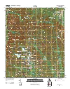 Plain Dealing Louisiana Historical topographic map, 1:24000 scale, 7.5 X 7.5 Minute, Year 2012