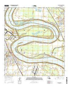 Plaquemine Louisiana Current topographic map, 1:24000 scale, 7.5 X 7.5 Minute, Year 2015