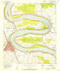 Plaquemine Louisiana Historical topographic map, 1:24000 scale, 7.5 X 7.5 Minute, Year 1953