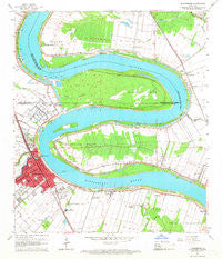 Plaquemine Louisiana Historical topographic map, 1:24000 scale, 7.5 X 7.5 Minute, Year 1963