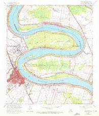 Plaquemine Louisiana Historical topographic map, 1:24000 scale, 7.5 X 7.5 Minute, Year 1963