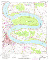 Plaquemine Louisiana Historical topographic map, 1:24000 scale, 7.5 X 7.5 Minute, Year 1963