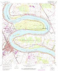Plaquemine Louisiana Historical topographic map, 1:24000 scale, 7.5 X 7.5 Minute, Year 1963