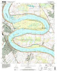 Plaquemine Louisiana Historical topographic map, 1:24000 scale, 7.5 X 7.5 Minute, Year 1998