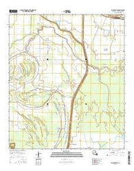 Plaucheville Louisiana Current topographic map, 1:24000 scale, 7.5 X 7.5 Minute, Year 2015