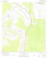 Plaucheville Louisiana Historical topographic map, 1:24000 scale, 7.5 X 7.5 Minute, Year 1968