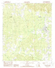 Pleasant Hill Louisiana Historical topographic map, 1:24000 scale, 7.5 X 7.5 Minute, Year 1989