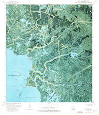 Plumb Bayou Louisiana Historical topographic map, 1:24000 scale, 7.5 X 7.5 Minute, Year 1974