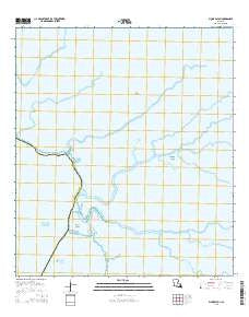 Plumb Bayou Louisiana Current topographic map, 1:24000 scale, 7.5 X 7.5 Minute, Year 2015
